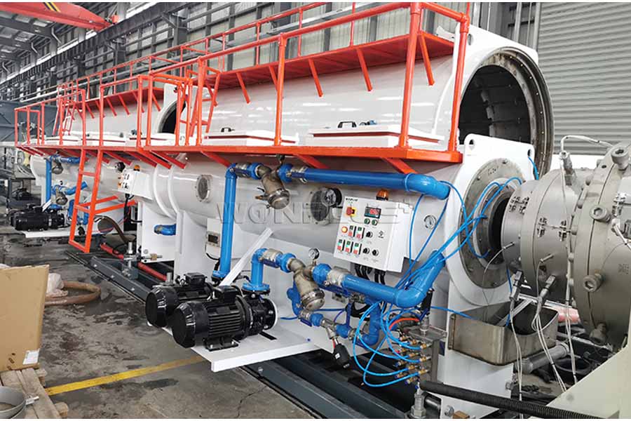 315-500mm HDPE Mise en service de machine d'extrusion de tuyaux complète